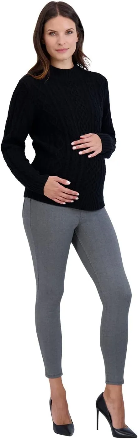 Savi Parker Womens Ponte Maternity Leggings with Pockets  Pregnancy Clothes for All Seasons  28 Inseam