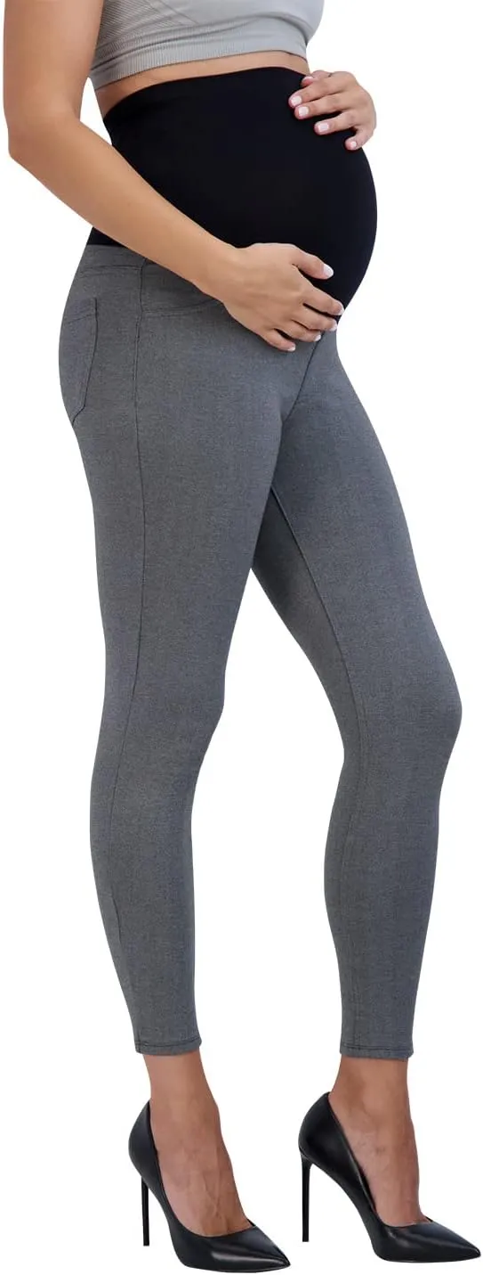 Savi Parker Womens Ponte Maternity Leggings with Pockets  Pregnancy Clothes for All Seasons  28 Inseam