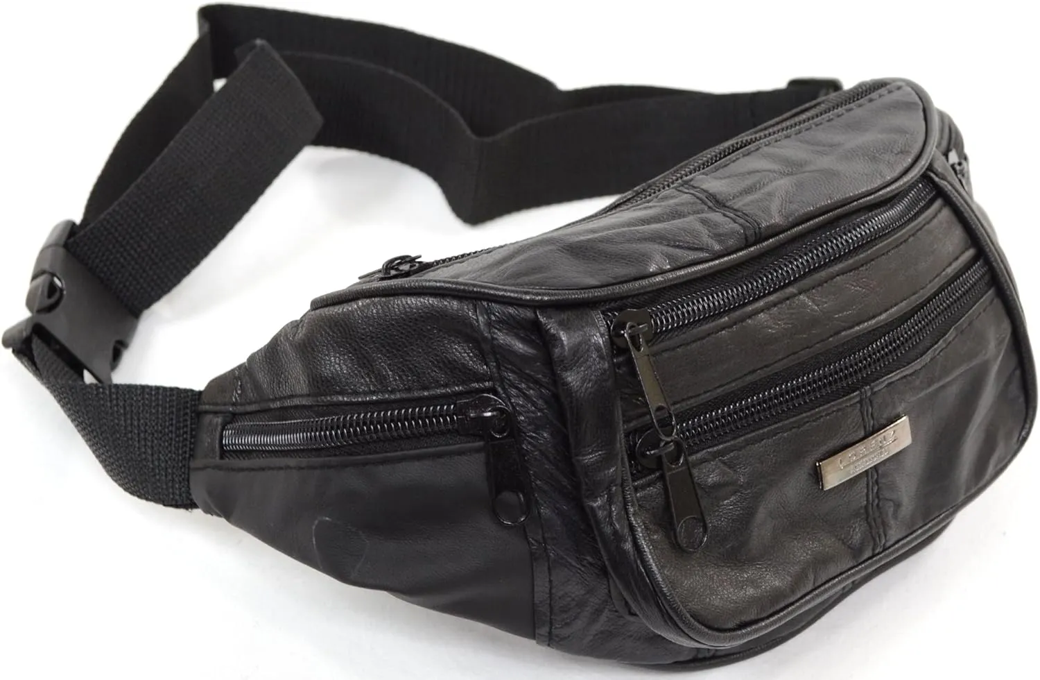 SNUGRUGS Unisex Soft Nappa Leather Fanny Pack/Waist Bag/Money Belt