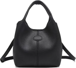 Soft Crust Basket Bag, Hand-held Crossbody Bag, Commuter Bucket Bag