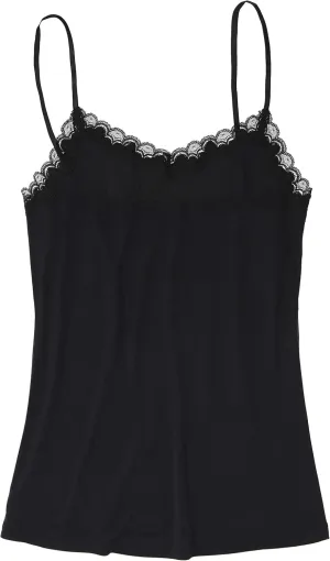 Soft Silks Camisole for Women | 100% Natural Silk Cami with Lace Detail