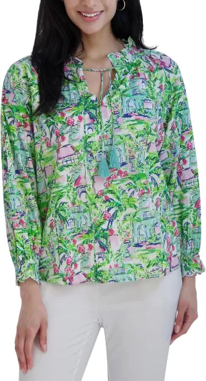 Stella Parker Women's Fashion T-Shirt Trendy Long Sleeve Casual Top