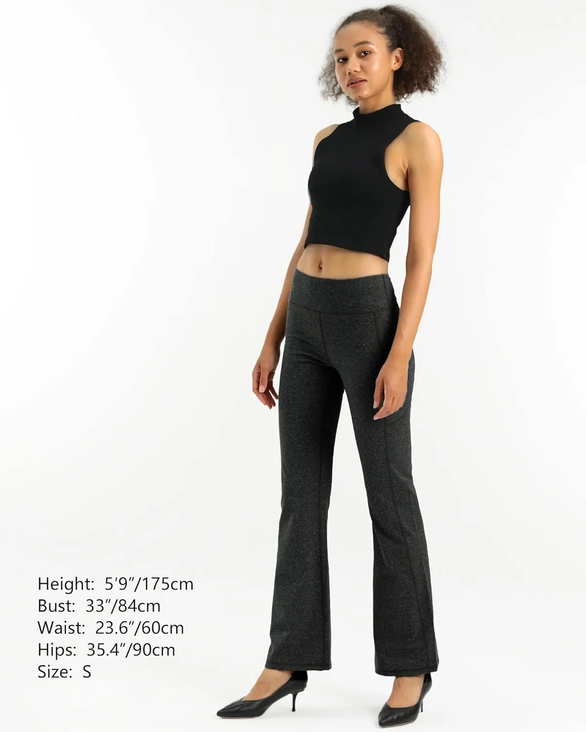 Stelle Women High Waisted Leggings with Pockets 30" Tummy Control Workout Running Yoga Pants