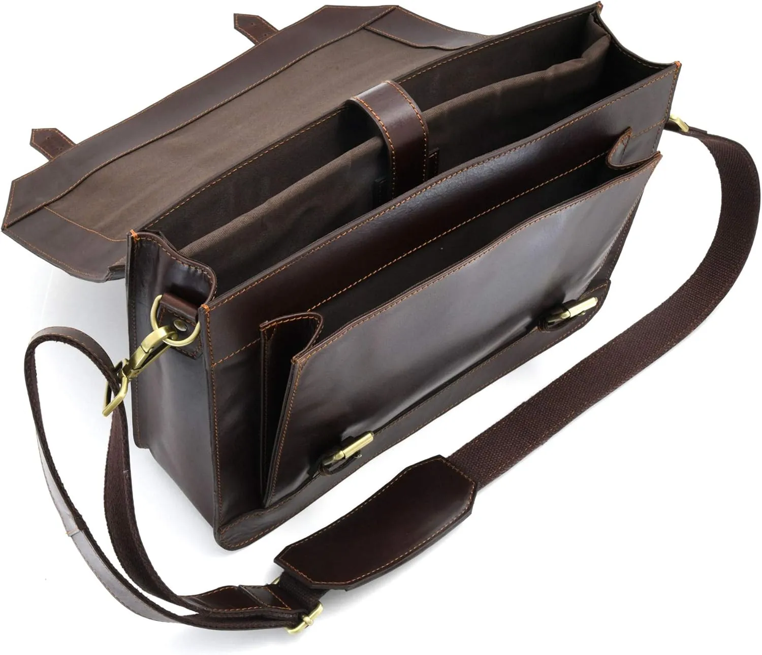 Style N Craft Soft Briefcase, Messenger Bag in Full Grain Leather