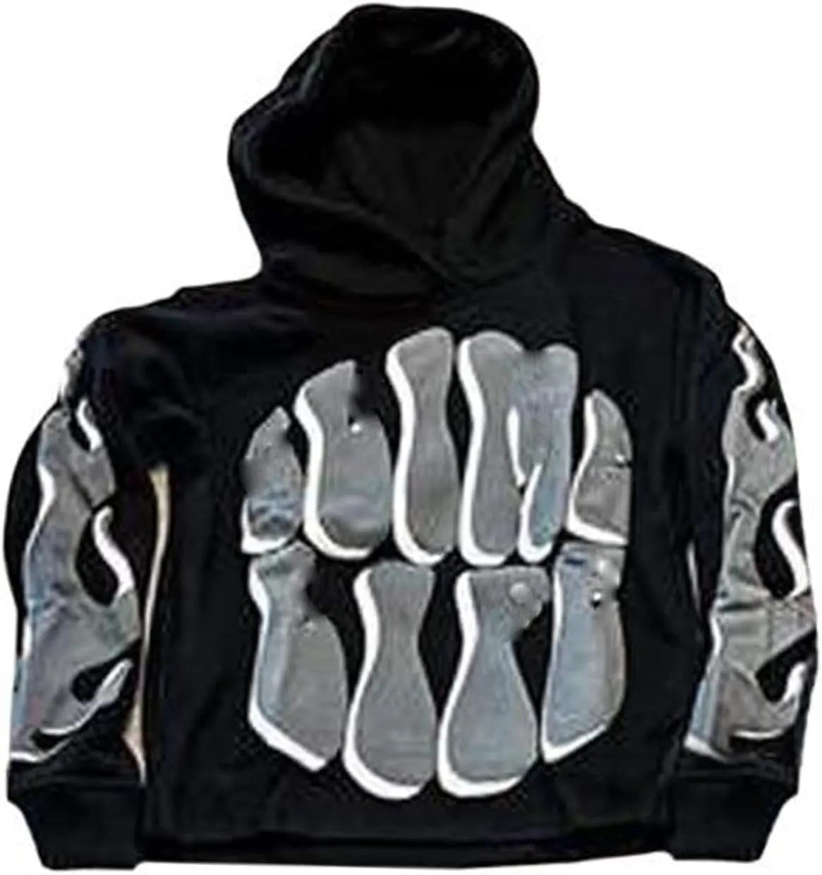Sunwittafy Y2k Hoodie Men Women Letter Print Hoodies Graphic Grunge Oversized Pullover Sweatshirt Harajuku Jacket Streetwear