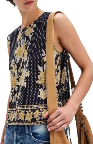Tie Front Tank Top Y2k Women Sexy Y2K Sleeveless Crop Vest Tops Vintage Bow Going Out Summer Camisole Cropped Shirt