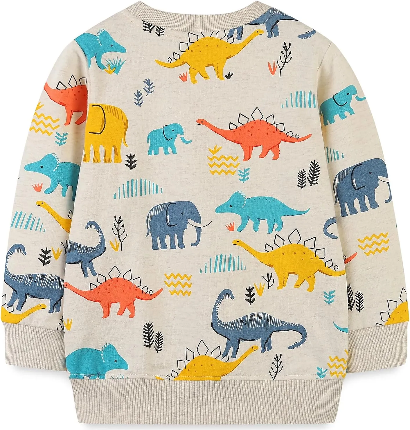 Toddler Boys Cotton Sweatshirts Casual Long Sleeve Top Shirts Kids Winter Clothes Pullover Sweater 2T-8T