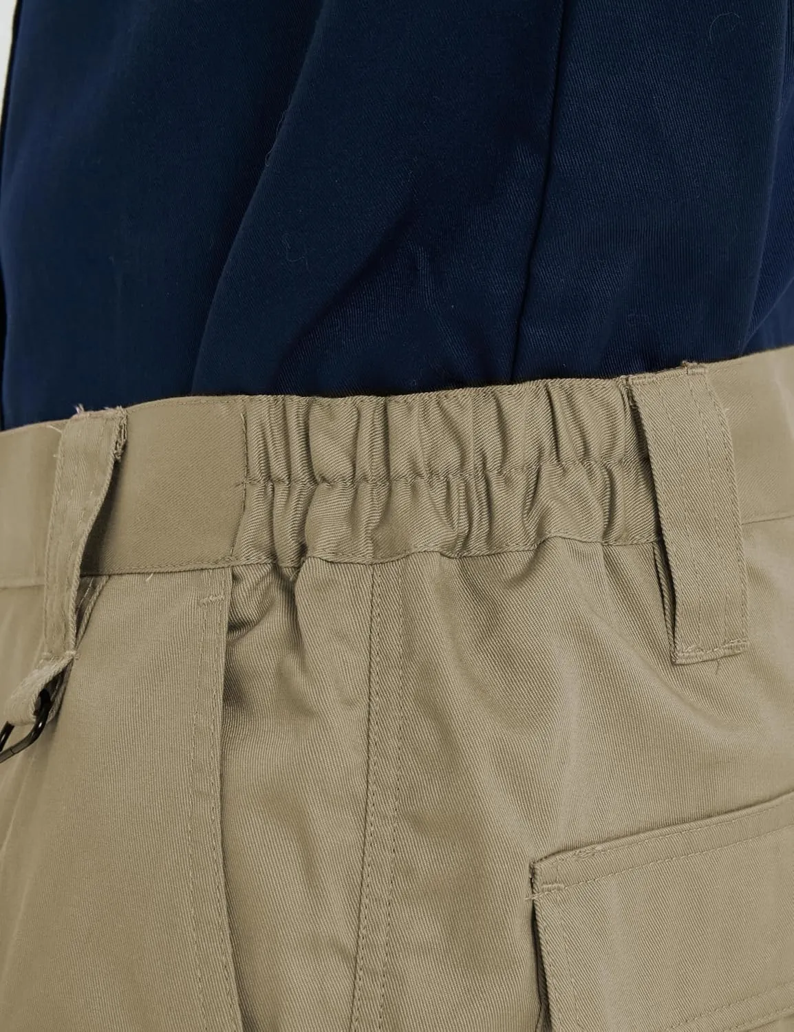 Ubon FR Pants for Men Flame Resistant Cargo Pants 9 oz FRC Pants Elastic Waist Fire Retardant Work Pants with 7 Pockets