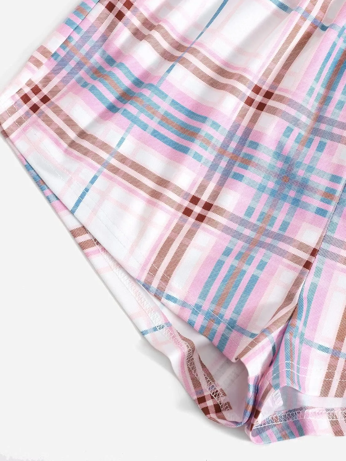 Verdusa Women's Elastic Waist Pajama Bottom Sleepwear Lounge Short
