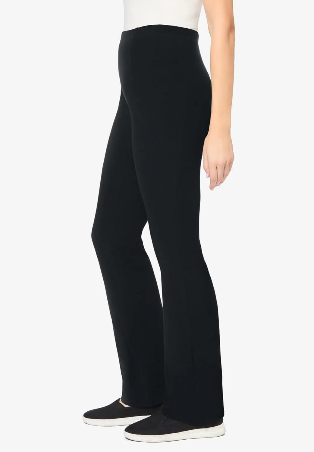 Woman Within Plus Size Petite Pocket Bootcut Legging