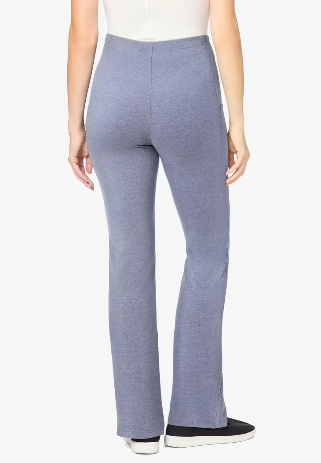 Woman Within Plus Size Petite Pocket Bootcut Legging
