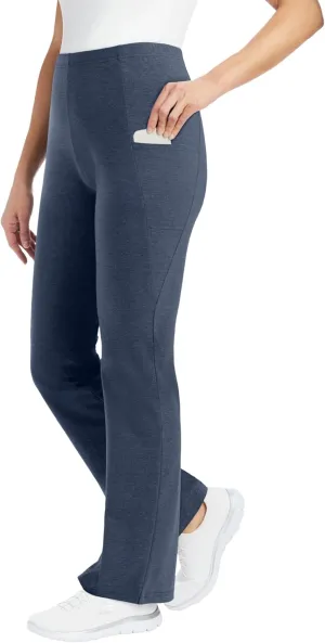 Woman Within Plus Size Petite Pocket Bootcut Legging