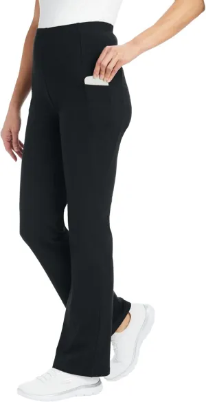 Woman Within Plus Size Petite Pocket Bootcut Legging