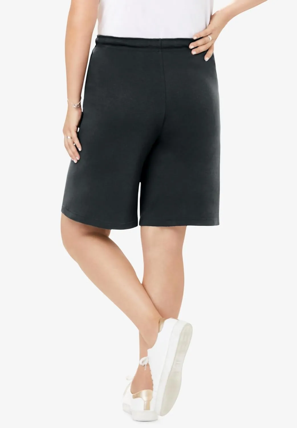 Woman Within Plus Size Sport Knit Short