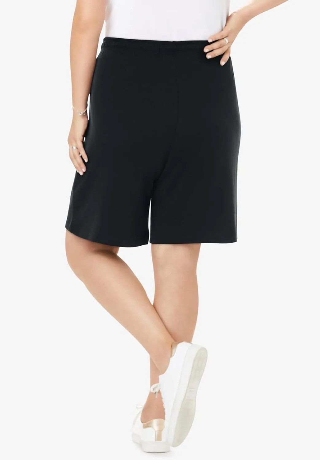 Woman Within Plus Size Sport Knit Short