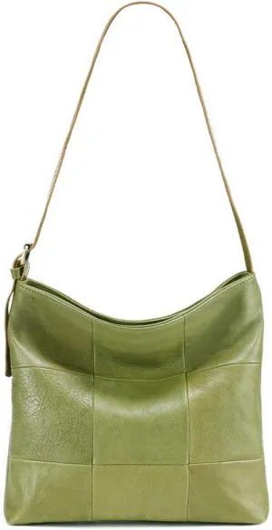 Women Soft Leather Hobo Handbag, Genuine Leather Purse with Shoulder Strap