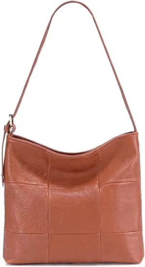 Women Soft Leather Hobo Handbag, Genuine Leather Purse with Shoulder Strap