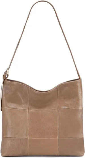 Women Soft Leather Hobo Handbag, Genuine Leather Purse with Shoulder Strap