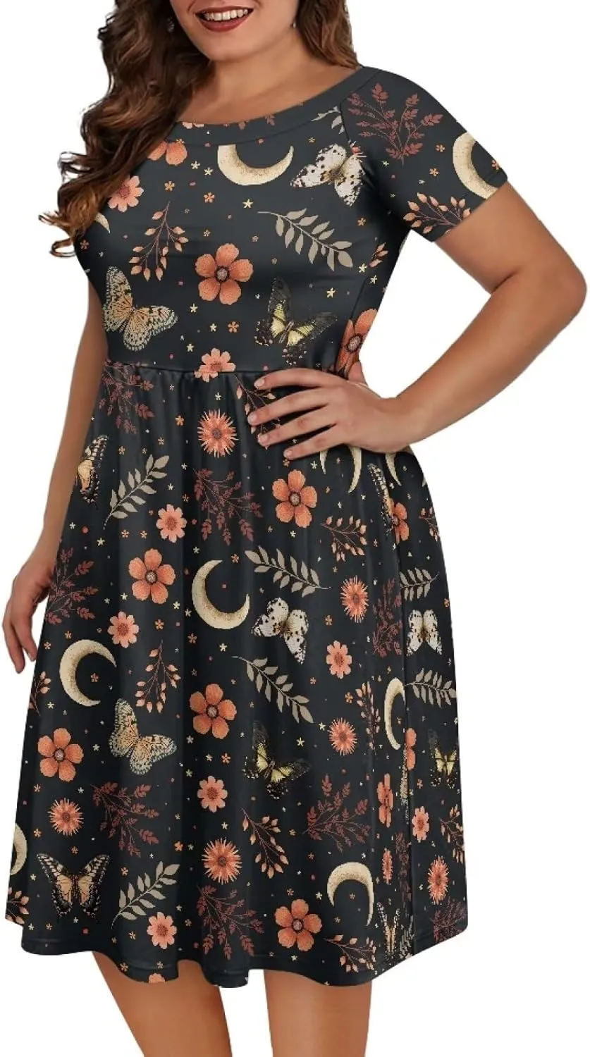 Women Summer Dresses Beach Wedding Guest Dresses for Women XS-4XL
