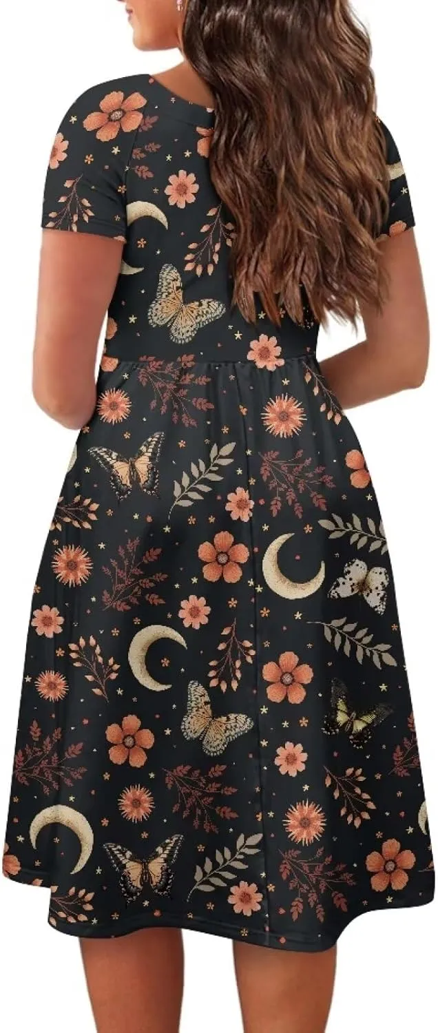 Women Summer Dresses Beach Wedding Guest Dresses for Women XS-4XL