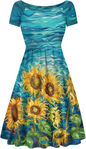 Women Summer Dresses Beach Wedding Guest Dresses for Women XS-4XL