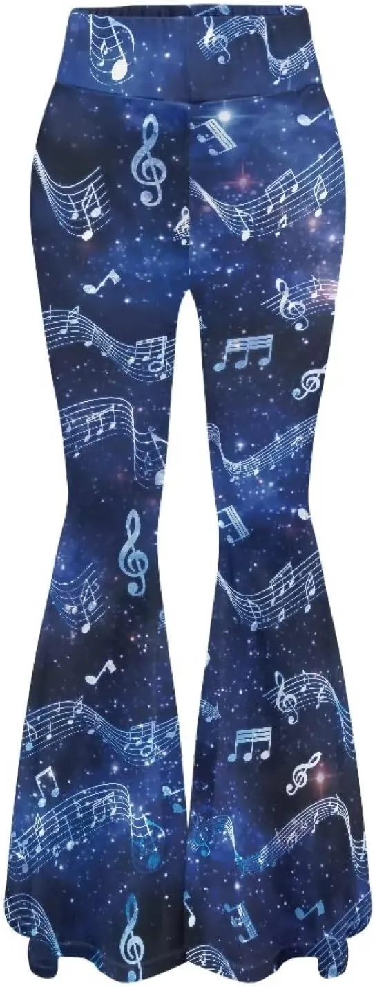 Womens Flare Leggings High Waisted Bell Bottom Yoga Pants for Women Girl Tummy Control Wide Leg Trousers Sweatpant