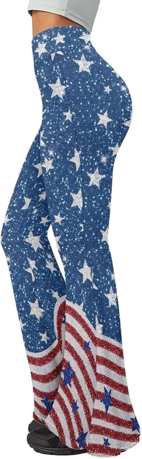Womens Flare Leggings High Waisted Bell Bottom Yoga Pants for Women Girl Tummy Control Wide Leg Trousers Sweatpant