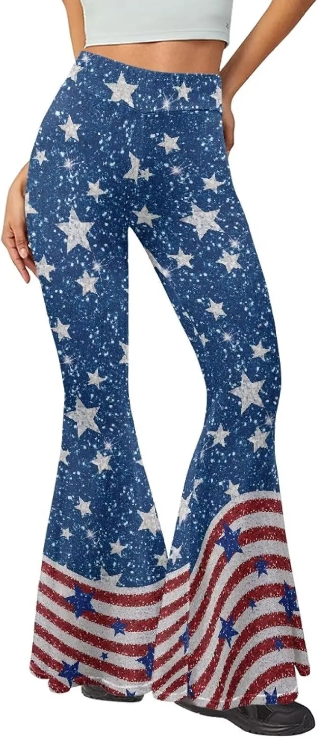 Womens Flare Leggings High Waisted Bell Bottom Yoga Pants for Women Girl Tummy Control Wide Leg Trousers Sweatpant