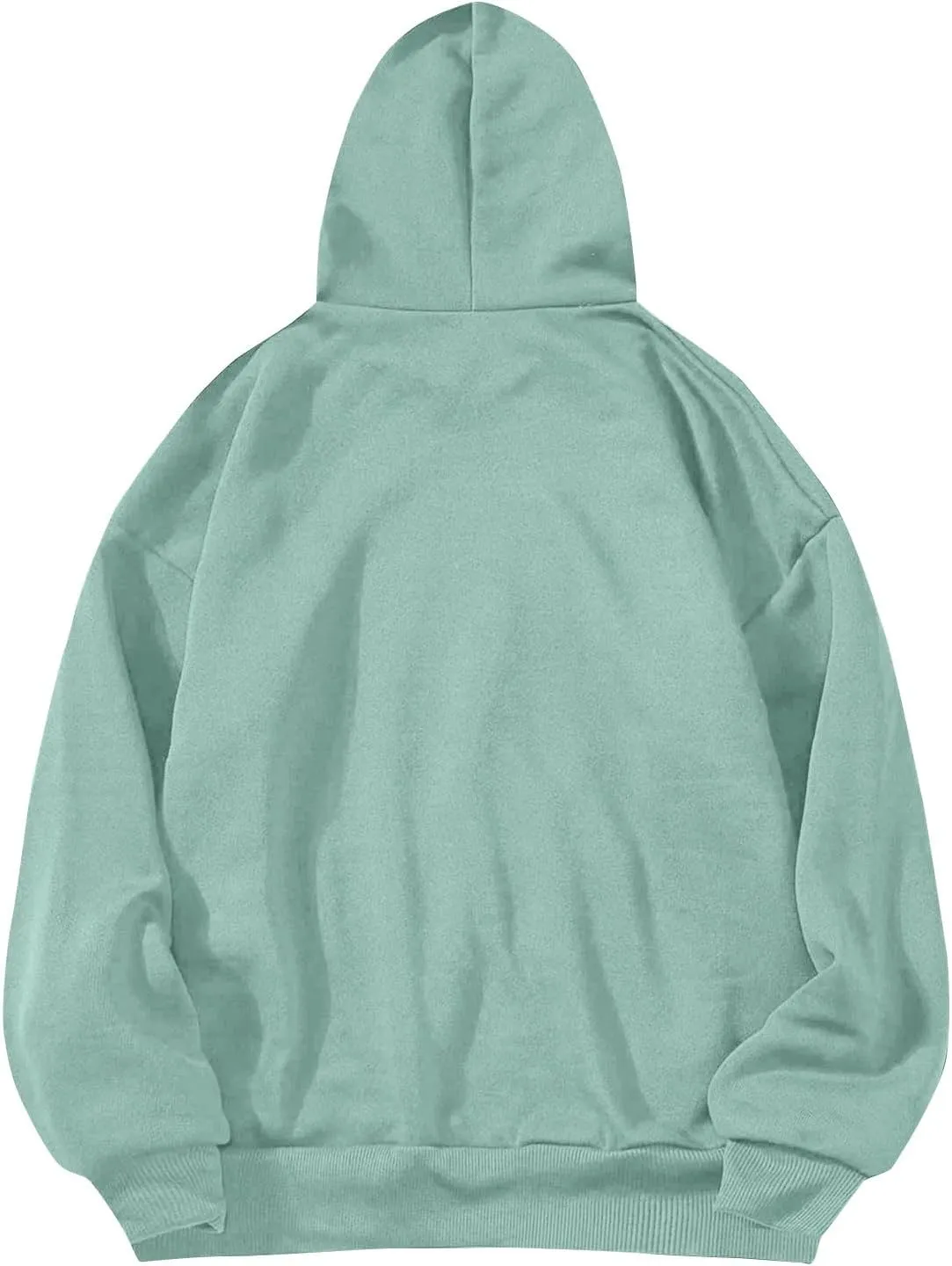 Women's Oversized Hoodies Lightweight Sweatshirts for Women 2024 Fall Solid Long Sleeve Pullover Tops with Pocket