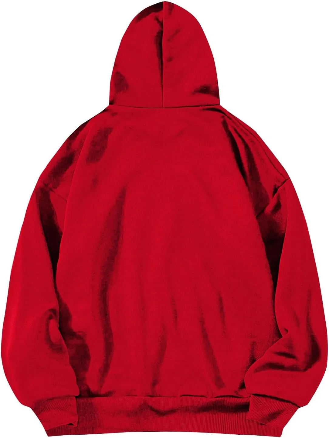 Women's Oversized Hoodies Lightweight Sweatshirts for Women 2024 Fall Solid Long Sleeve Pullover Tops with Pocket