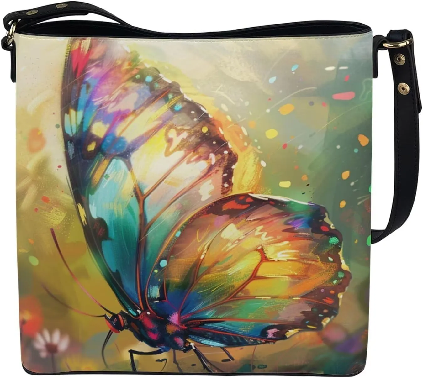 Women's Soft Leather Bucket Tote Bag Retro Hobo Handbag for Outdoors