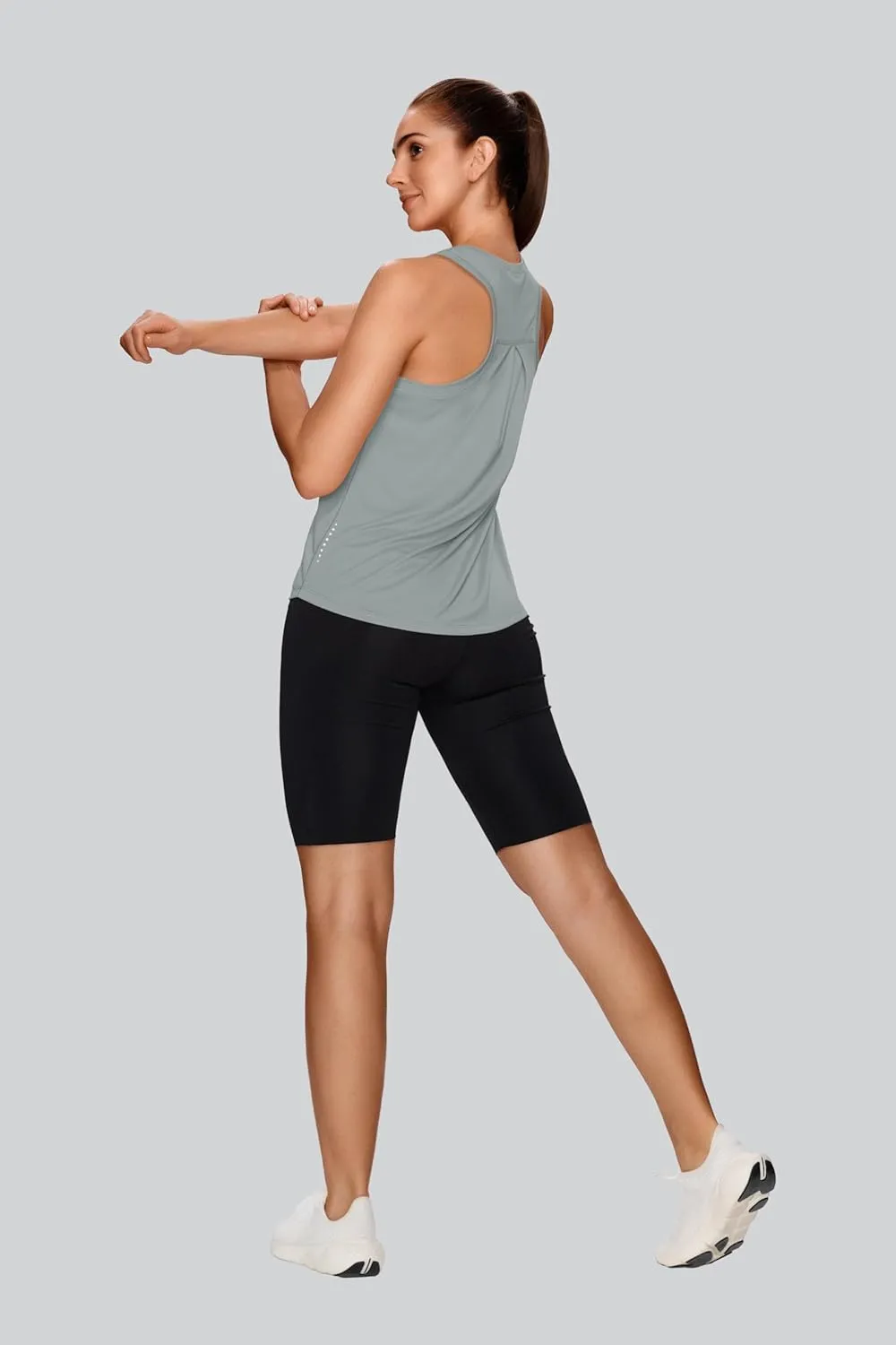 XIEERDUO Tank Top for Women Racerback Sleeveless Workout Tops Loose Fit Yoga Running Gym Shirts for Women