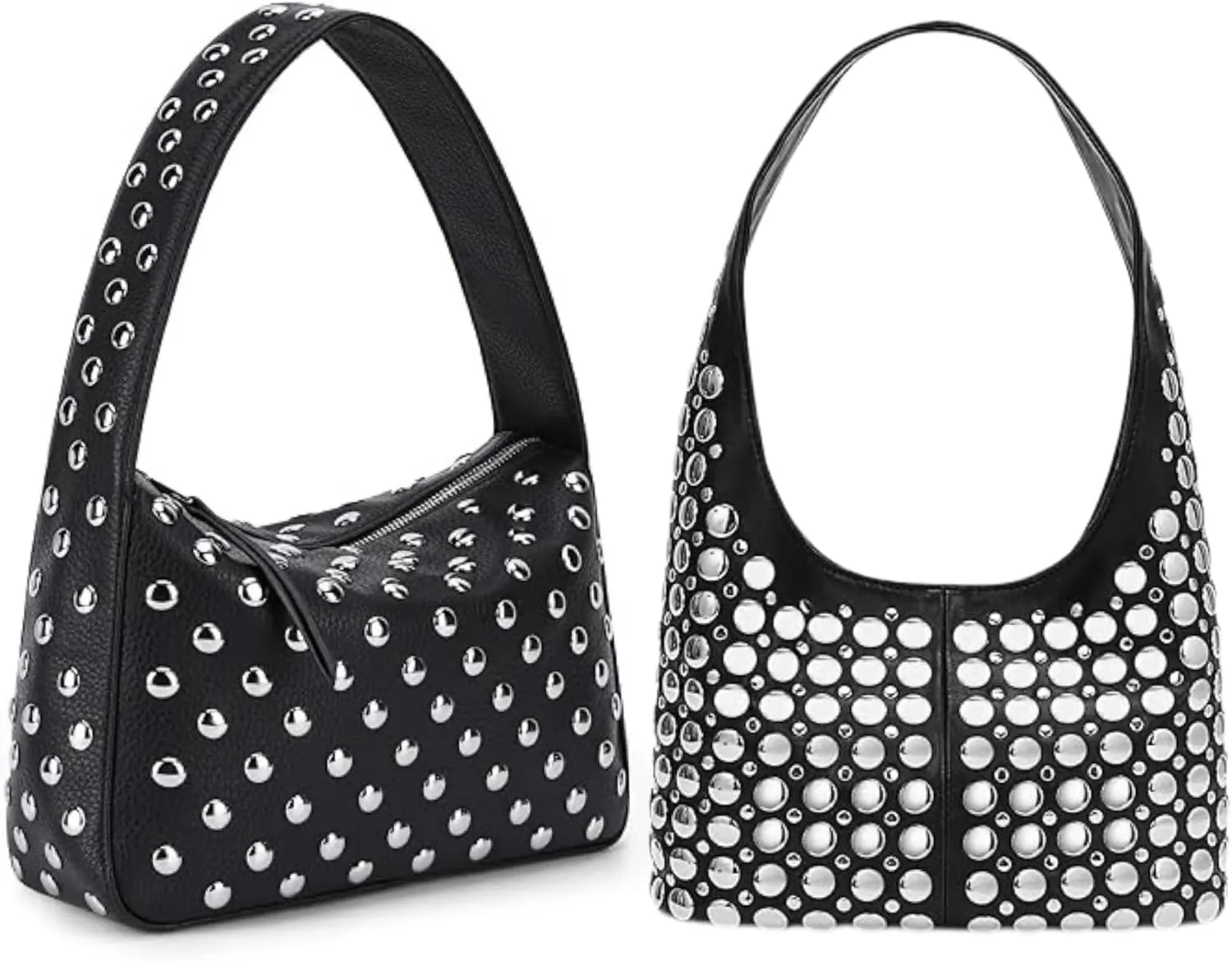 YFGBCX Studded Purses  Vegan Leather Hobo Bag