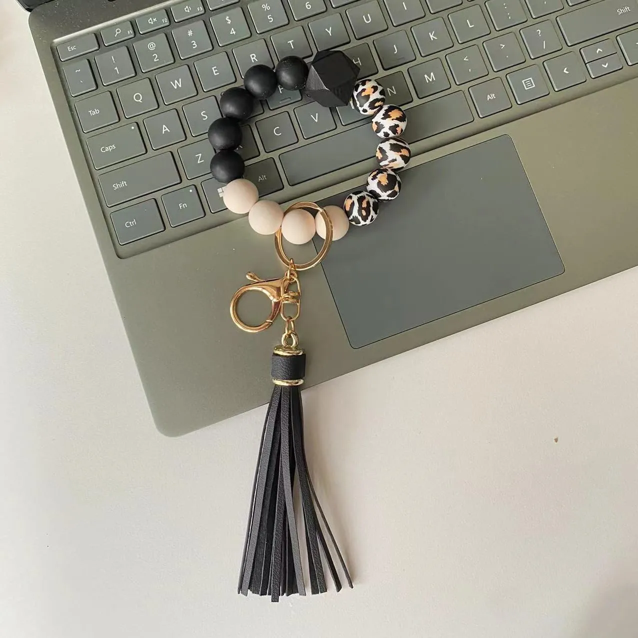 Z&R RETRO Keychain Beads Bracelet for Women
