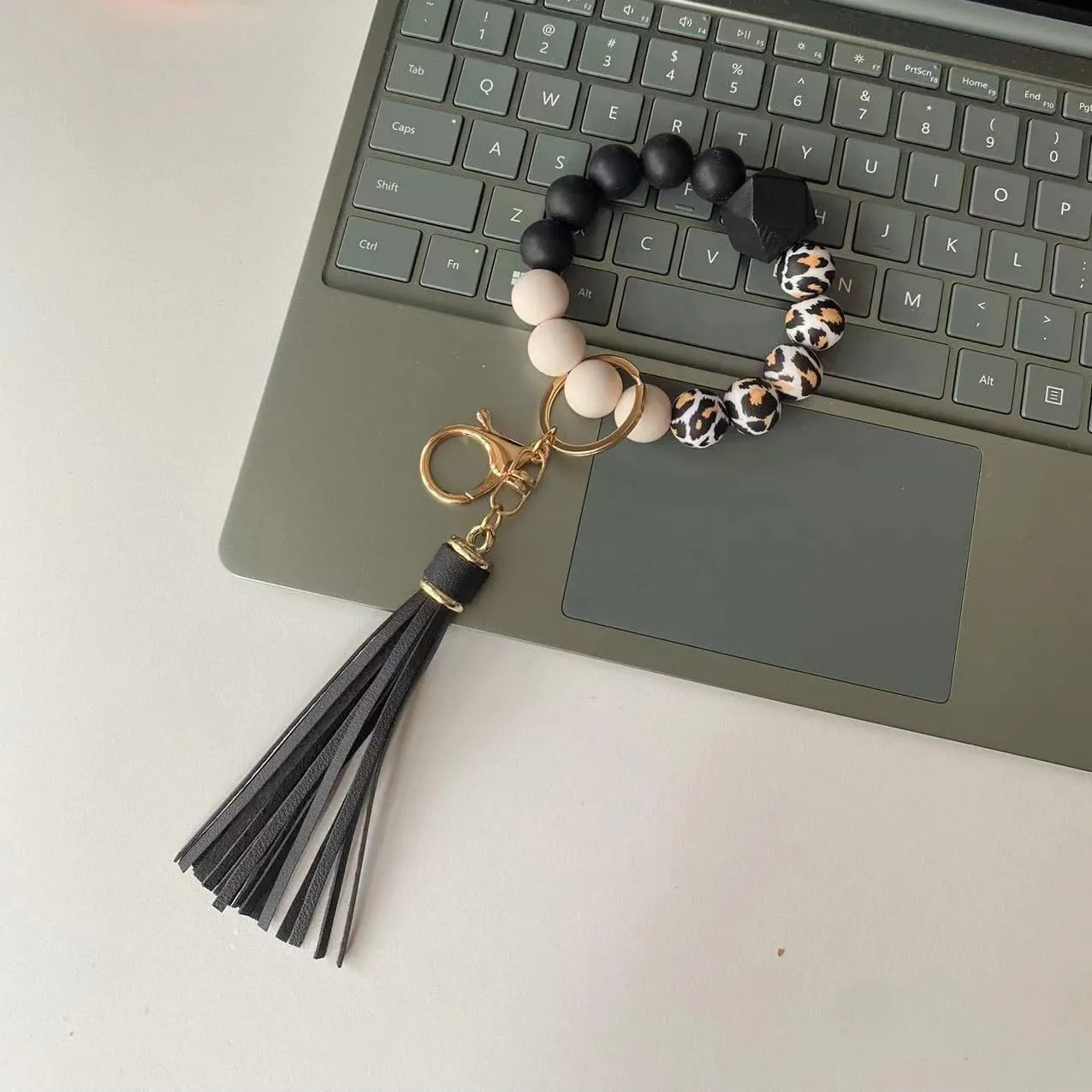 Z&R RETRO Keychain Beads Bracelet for Women